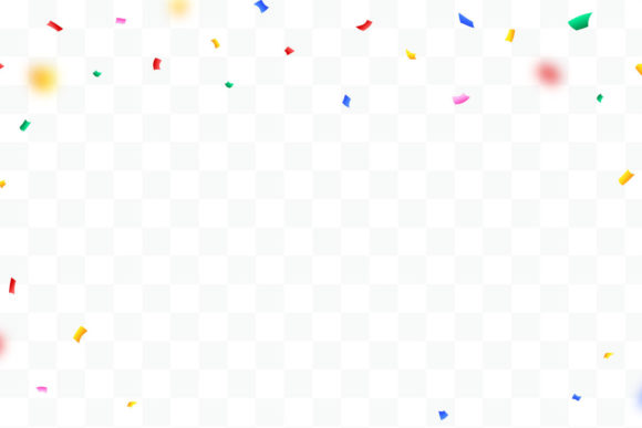 Download Colorful Confetti Frame Element Vector - Vector Collection