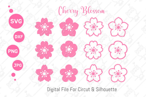 Download Cherry Blossom SVG | Sakura SVG - Cherry blossom Collection