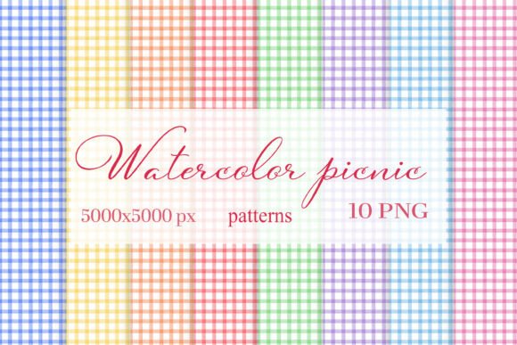 Download Seamless Picnic Pattern, Gingham Print - Print Collection